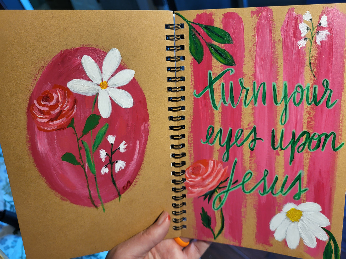 Handpainted Journal