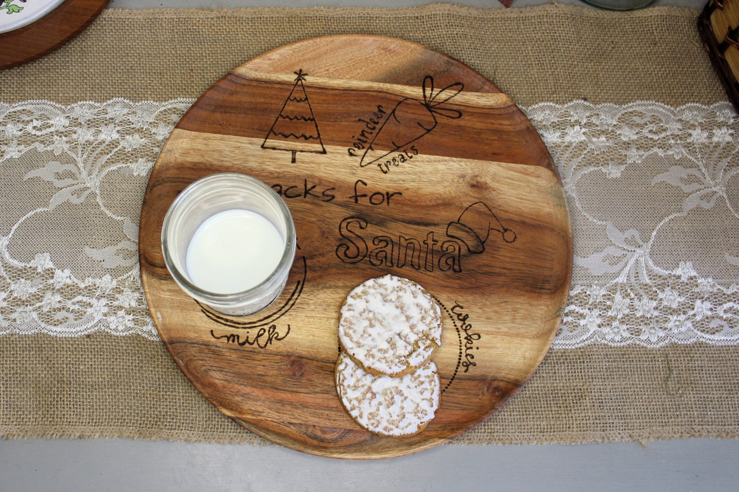 Santa Plate - Large
