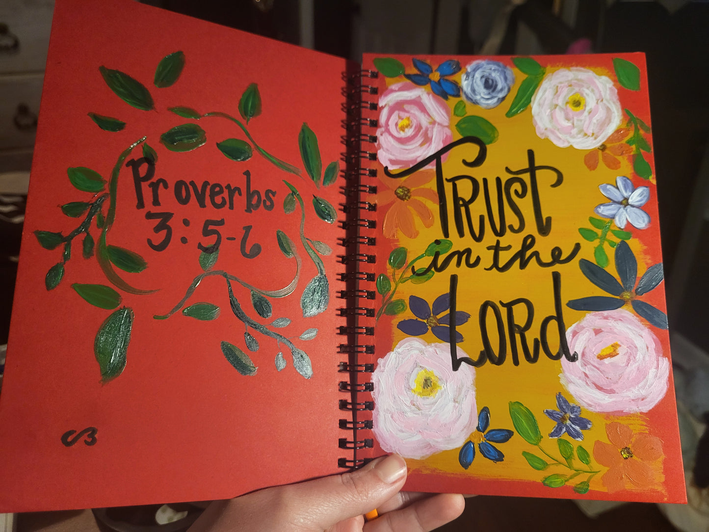 Handpainted Journal