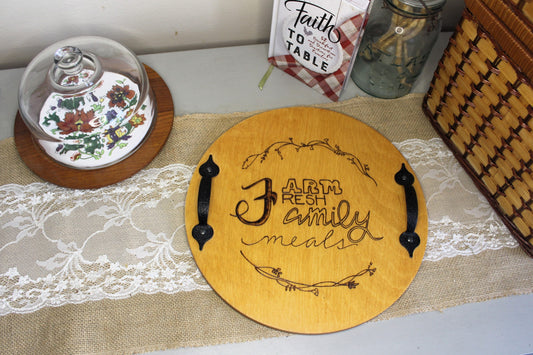 Farm Fresh Family Serving Tray