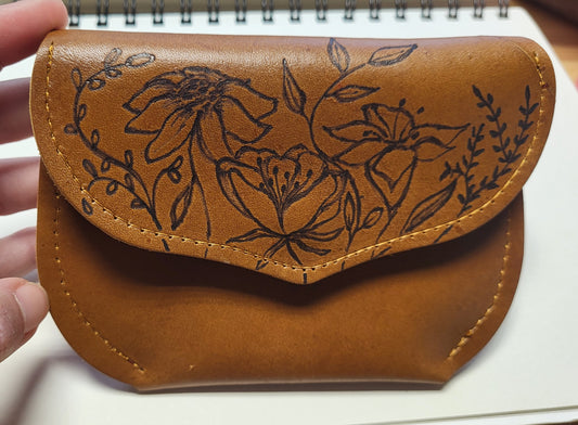 Small leather wallet