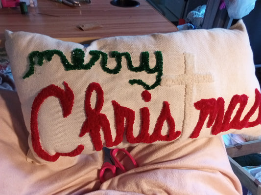 Merry Christmas pillow
