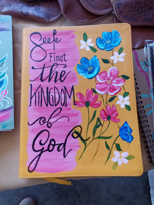 Hand painted Bible