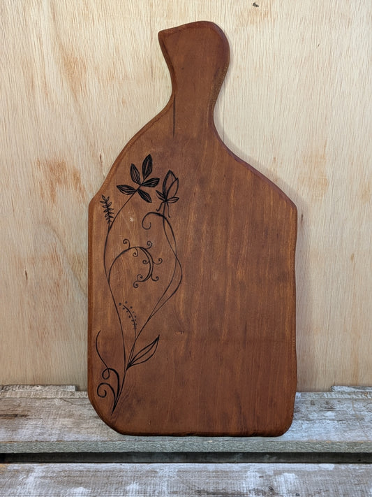 Floral cutting board