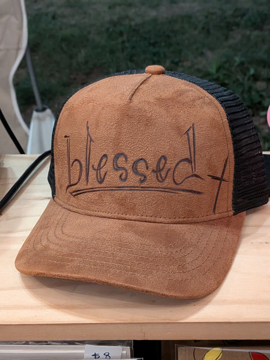 Brown trucker hat