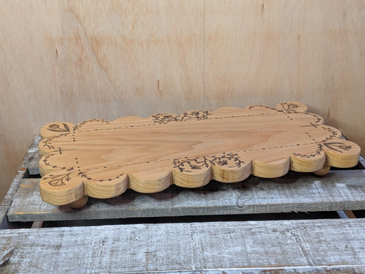 Scalloped Trivet/Tray
